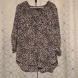 Leopard Print Blouse